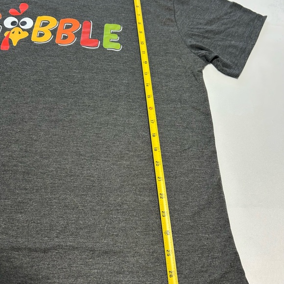 Women’s Gray Thanksgiving Holiday Gobble Graphic Tee size 2X. New without tags - Picture 5 of 9